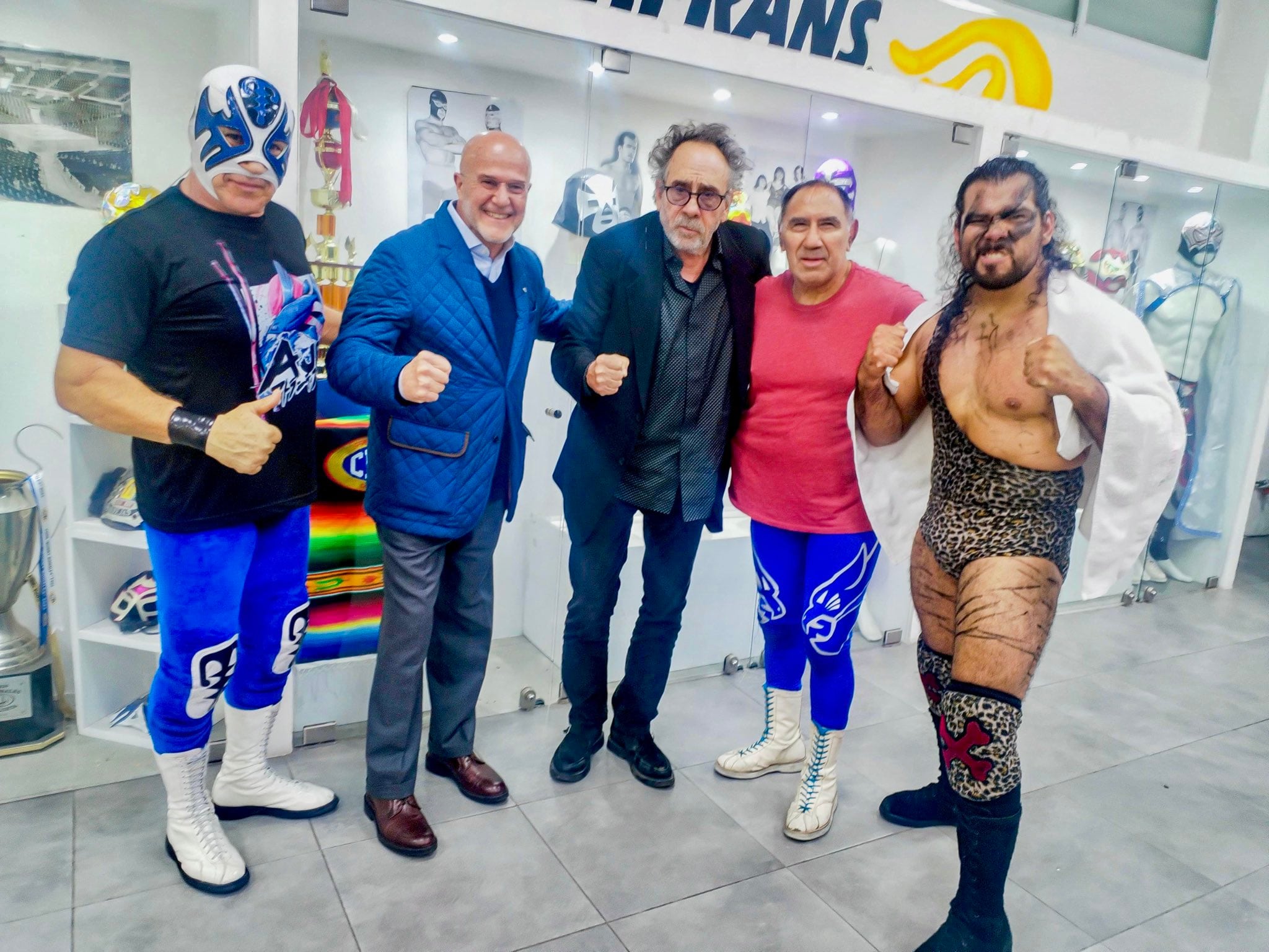 Tim Burton en Arena México