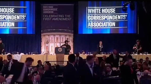 Casa Blanca registra incidente de seguridad durante cena anual de Donald Trump con corresponsales