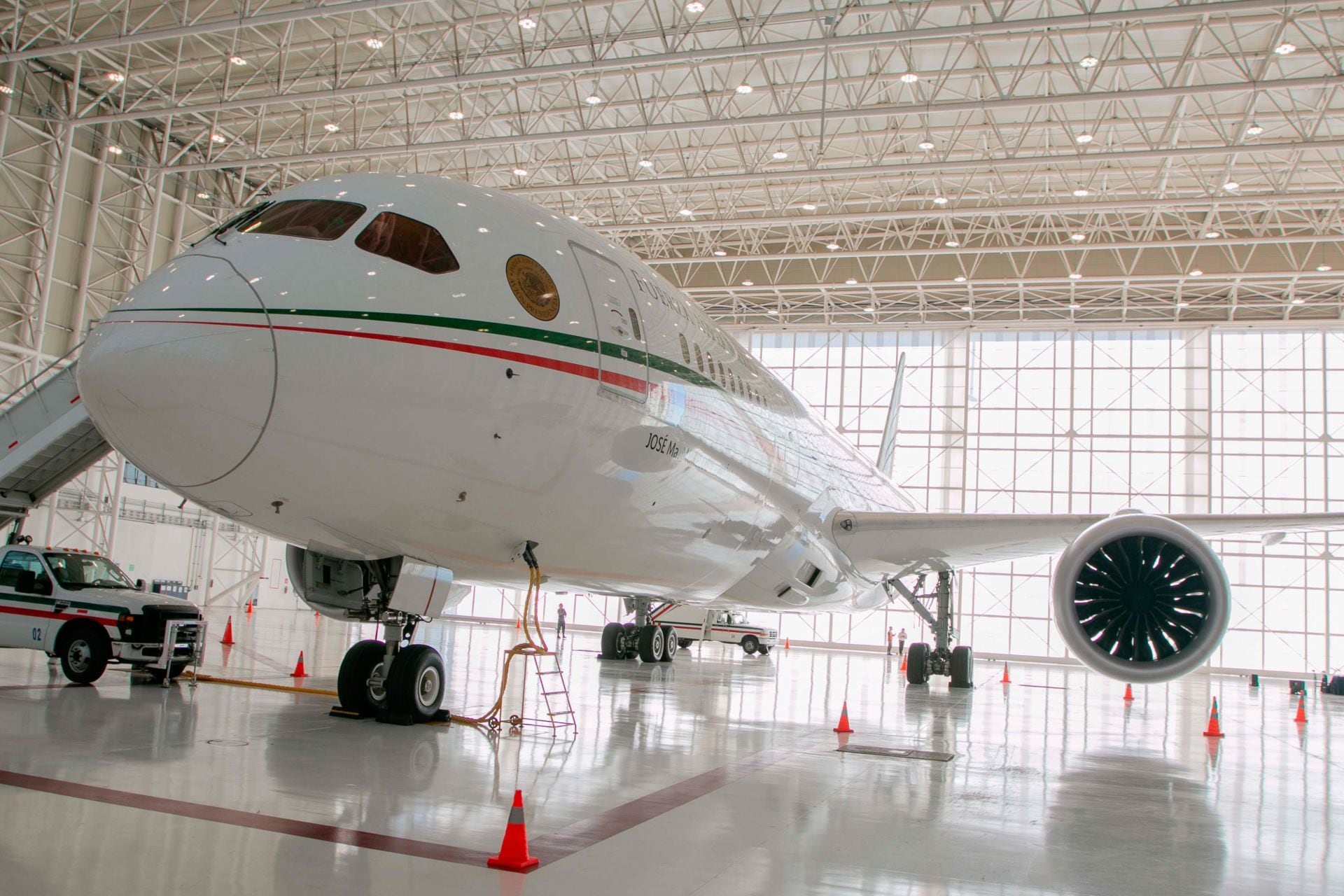 El avión presidencial “José María Morelos”