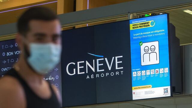 Aeropuerto en Ginebra