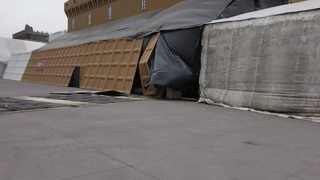 Capilla Sixtina es desalojada por fuertes vientos