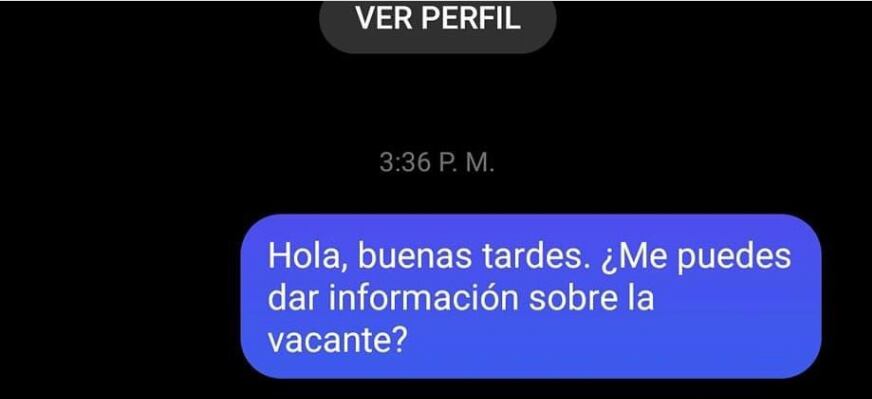 Mensaje al estudio de tatuajes