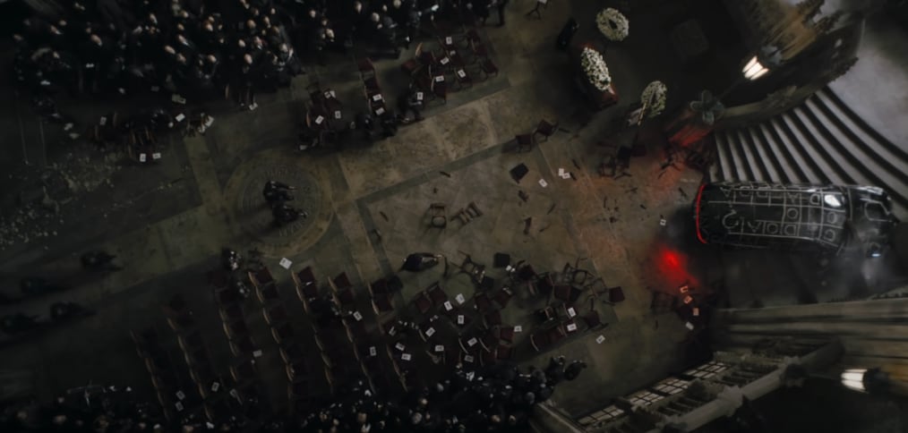 'The Batman': Escena del funeral