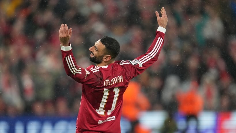 Mohamed Salah vivió su última noche de Champions League con Liverpool