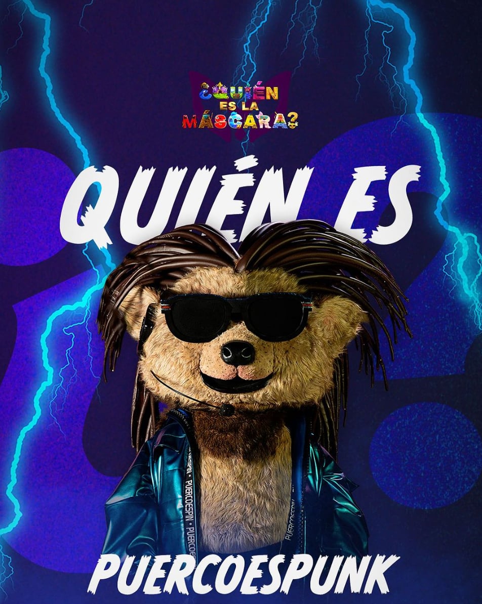 Puercoespunk en Quién es la Máscara 2023