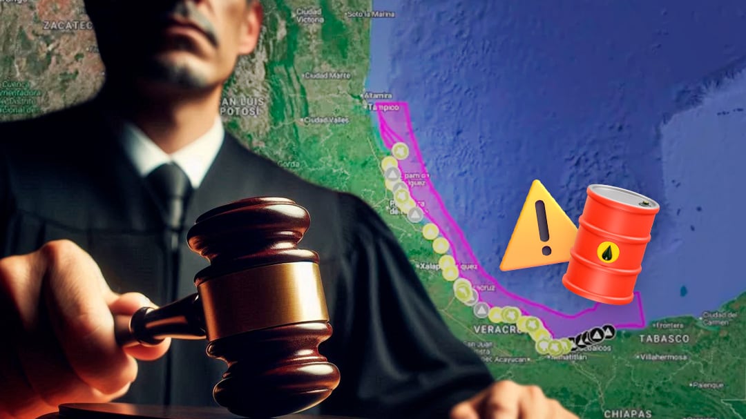 Juez ordena a autoridades actuar por derrame en el Golfo de México