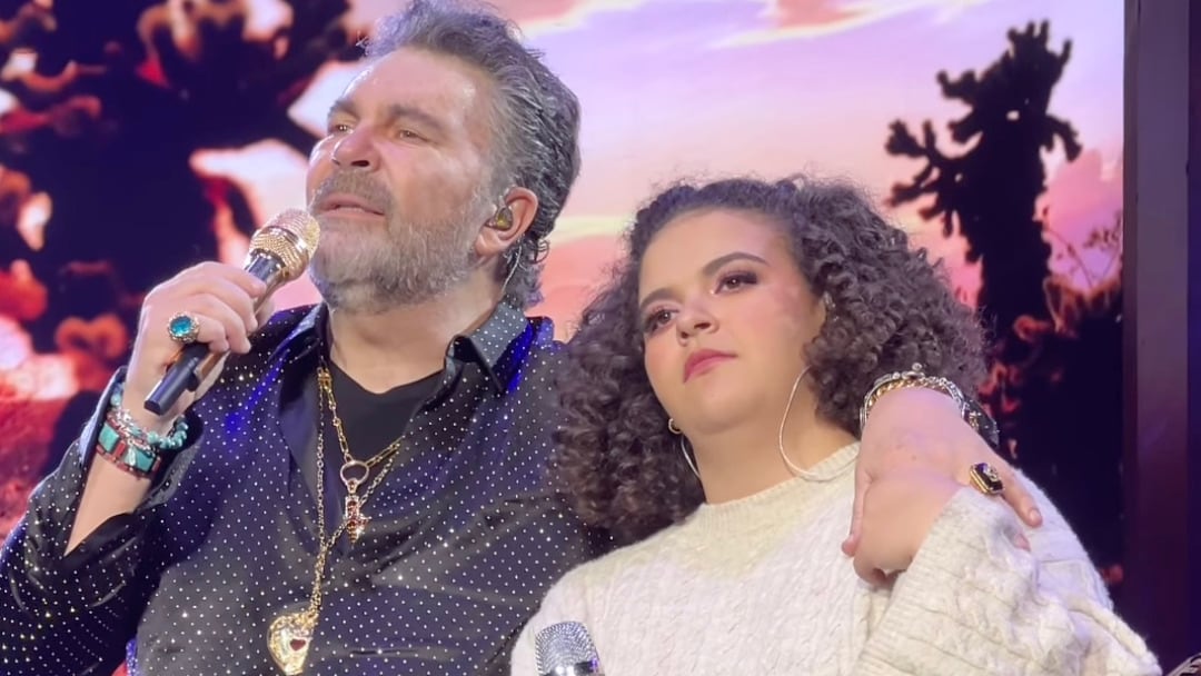 Manuel Mijares y su hija Lucero Mijares