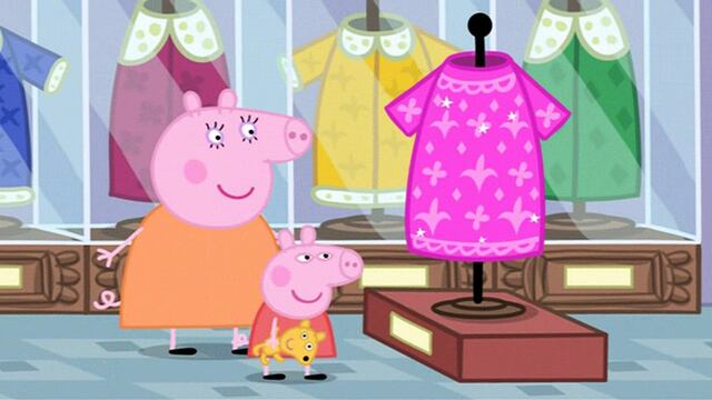Capítulo en donde Peppa Pig y George visitan un museo