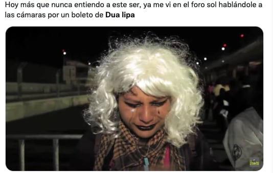 Memes del concierto de Dua Lipa