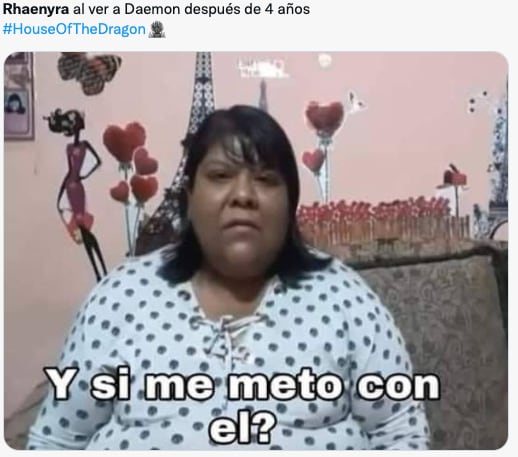 Memes de The House of Dragon de Daemon y Rhaenyra