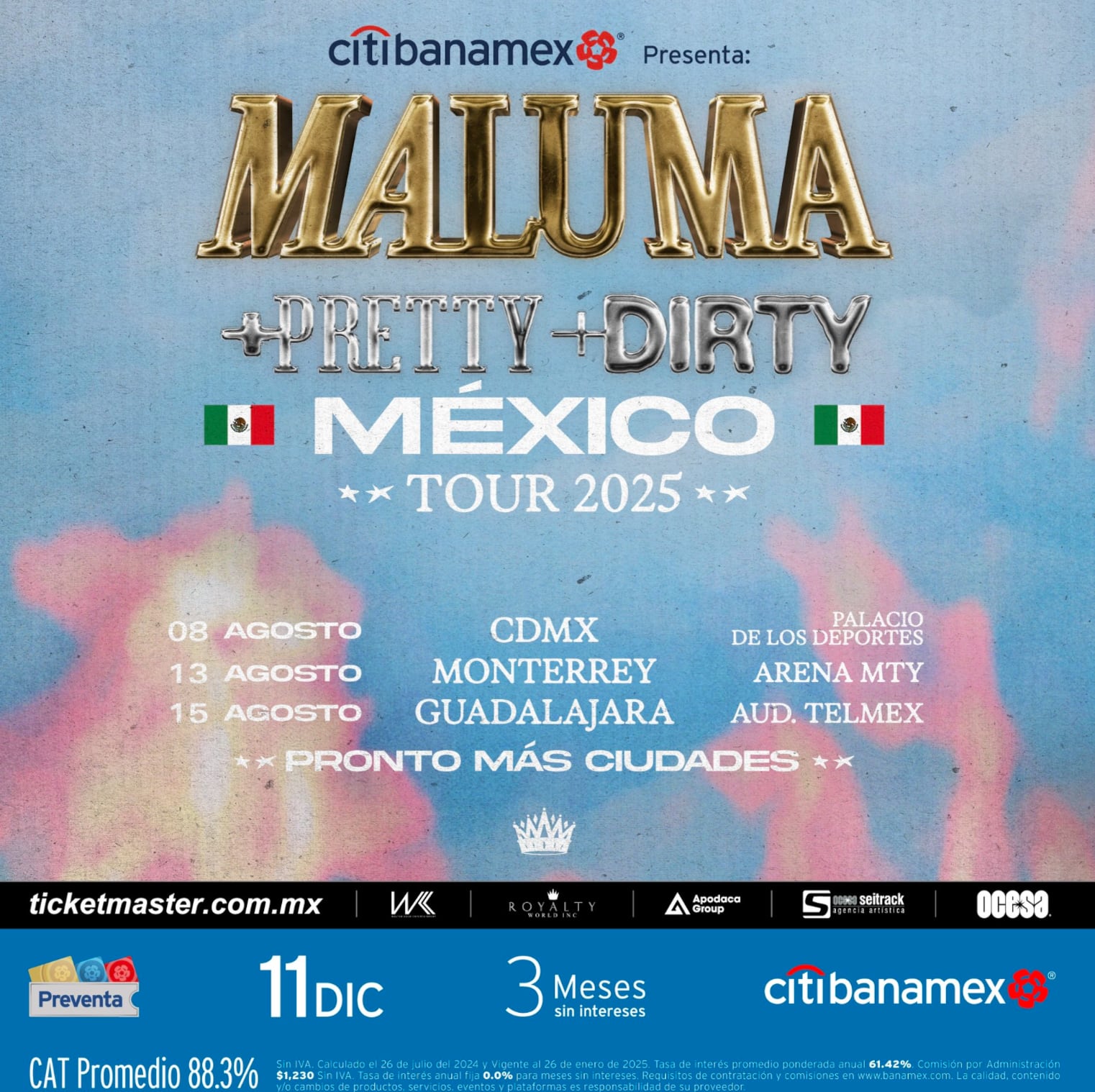 Conciertos de Maluma en México