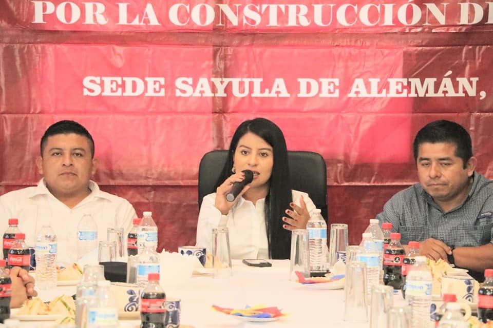 Lorena Sánchez Vargas, alcaldesa en el municipio de Sayula de Alemán, Veracruz