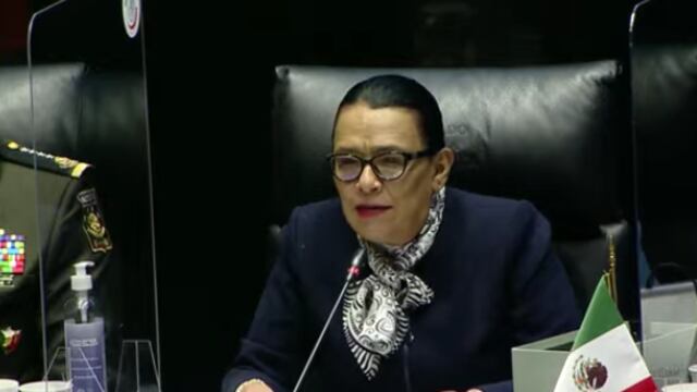 Rosa Icela Rodríguez en el Senado