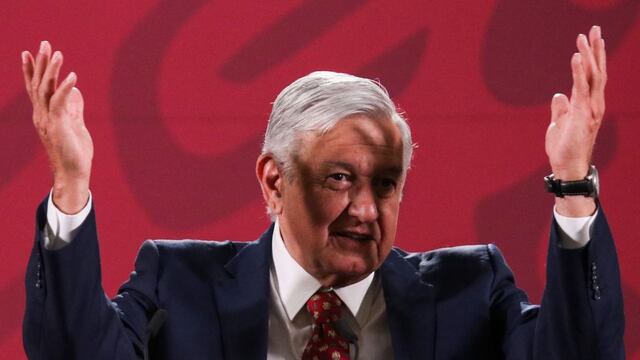 AMLO en conferencia de prensa