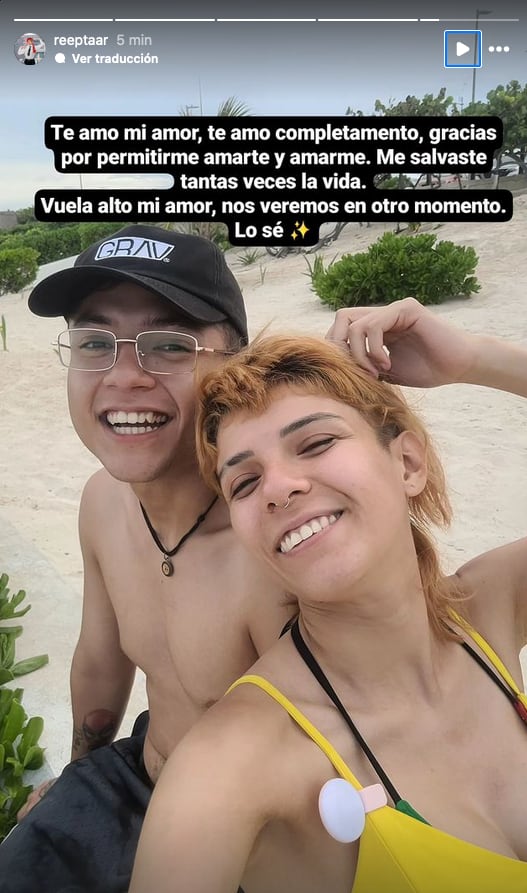 Marlenne, pareja de Majestic, se despide del freestyler.