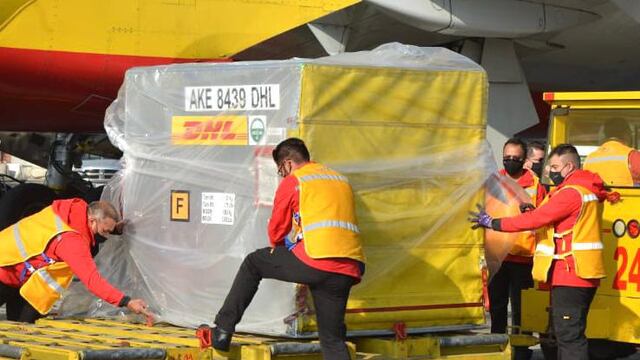 Primer lote de vacunas