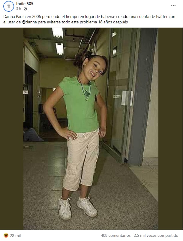 Meme de Danna Paola