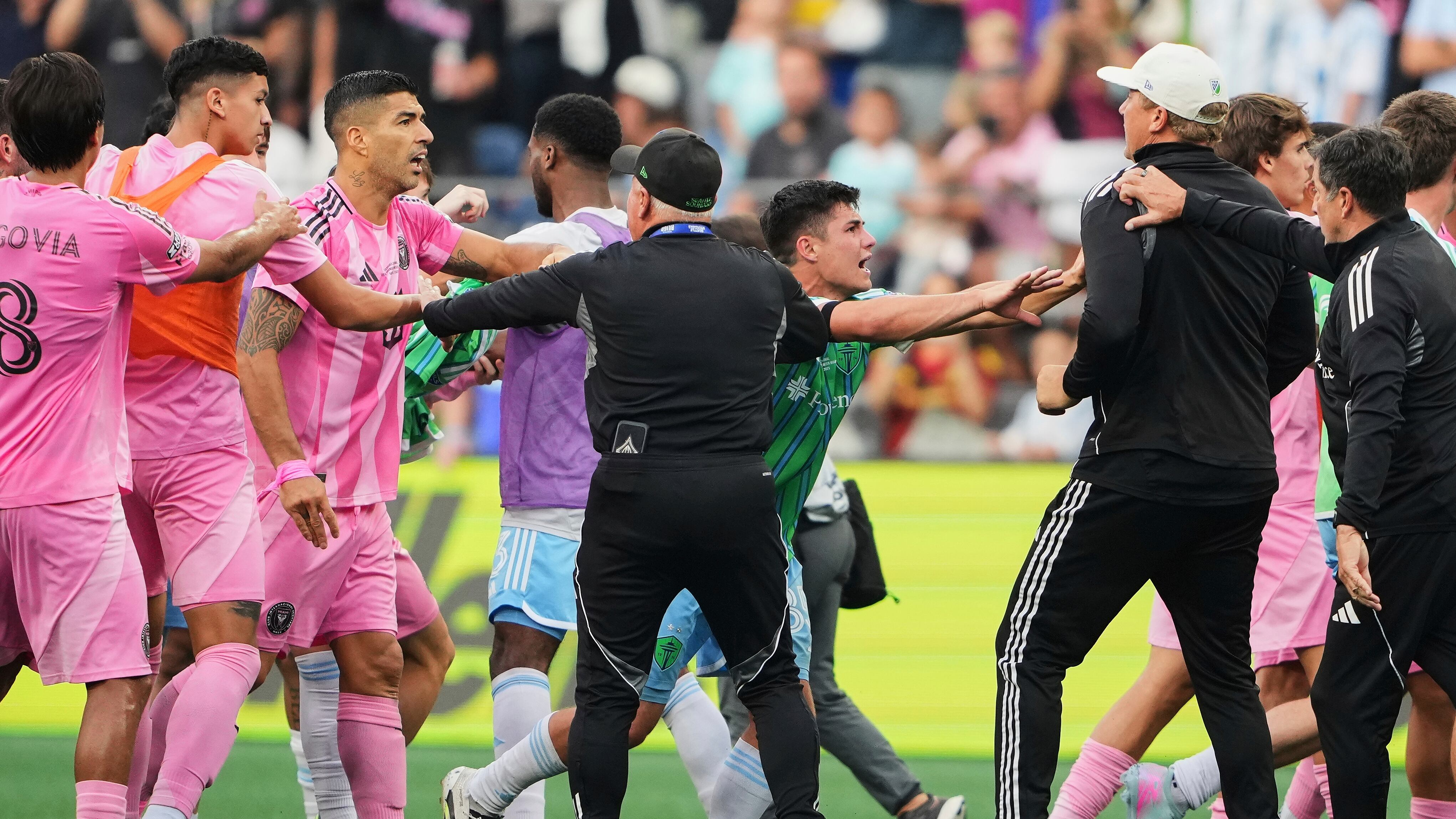 ¿Lo perdonan? La MLS favorecería al Inter Miami de Messi con una acción inesperada tras el escupitajo de Luis Suárez en Leagues Cup 2025