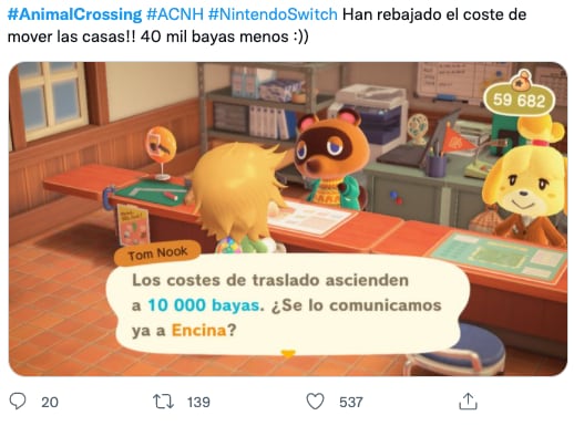 Nueva actualización 'Animal Crossing: New Horizons' 2.0