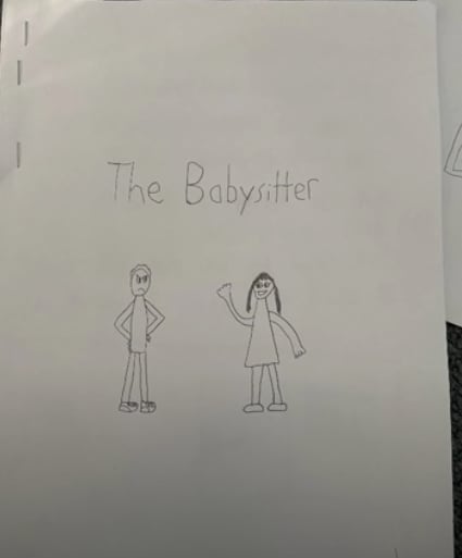 Dibujo perturbador de un niño