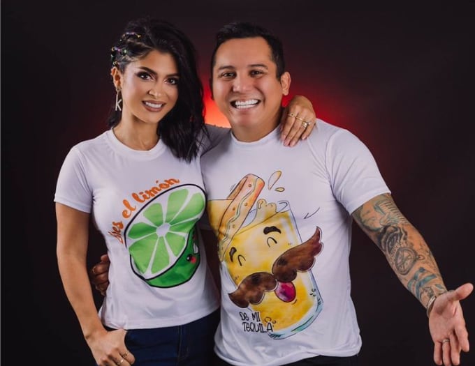Edwin Luna y Kimberly Flores