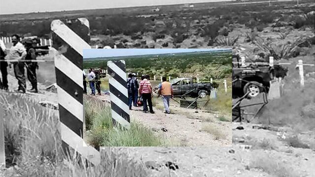 Mueren 2 militares al volcar camioneta en Coahuila