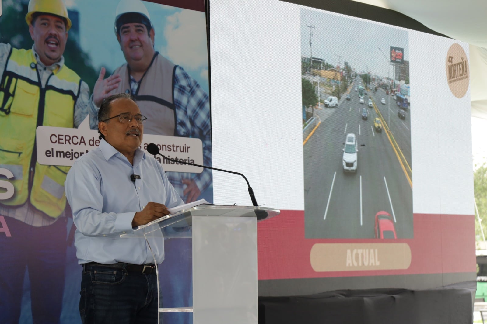 Avenida Raúl Salinas en Escobedo avanza con rehabilitación integral