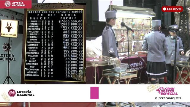 Resultados Sorteo Zodiaco Especial 1626 de Lotería Nacional en vivo: ganadores de hoy 27 de agosto