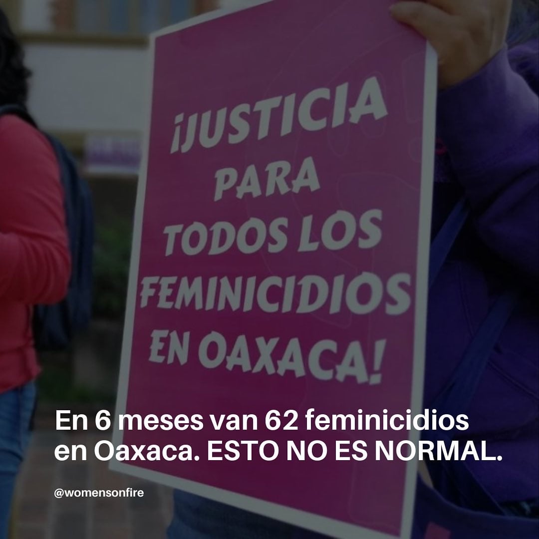 Feminicidios en Oaxaca