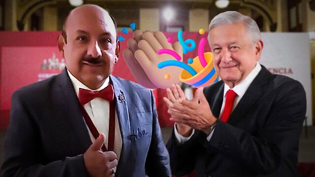 Lord Molécula fue felicitado por AMLO