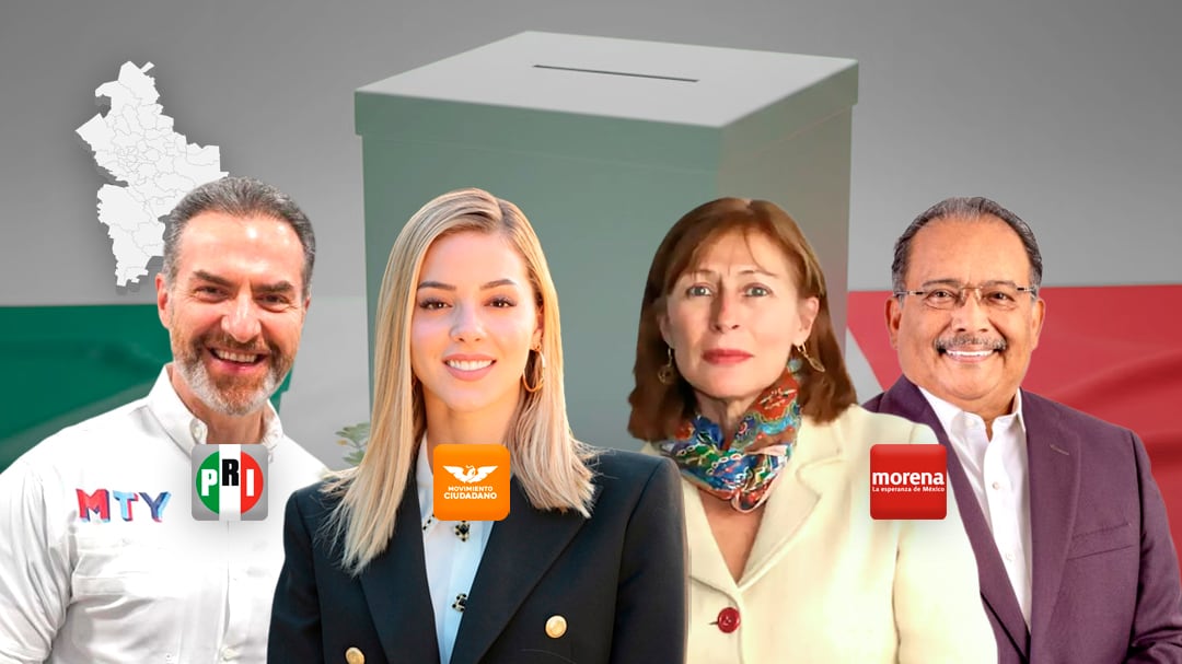 Nuevo León: encuesta perfila a Mariana Rodríguez y De la Garza; Clouthier y Mijes con Morena