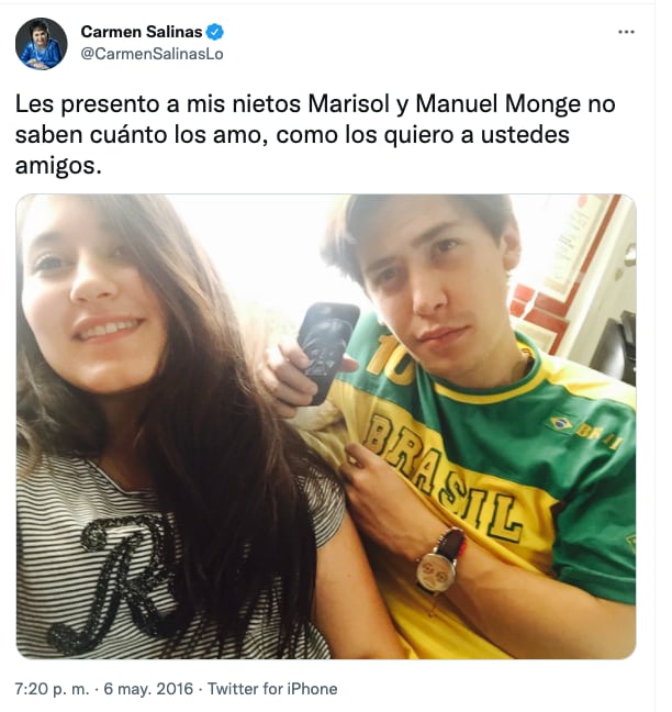 Nietos de Carmen Salinas