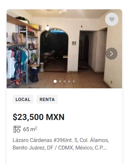 Renta en colonia Álamos