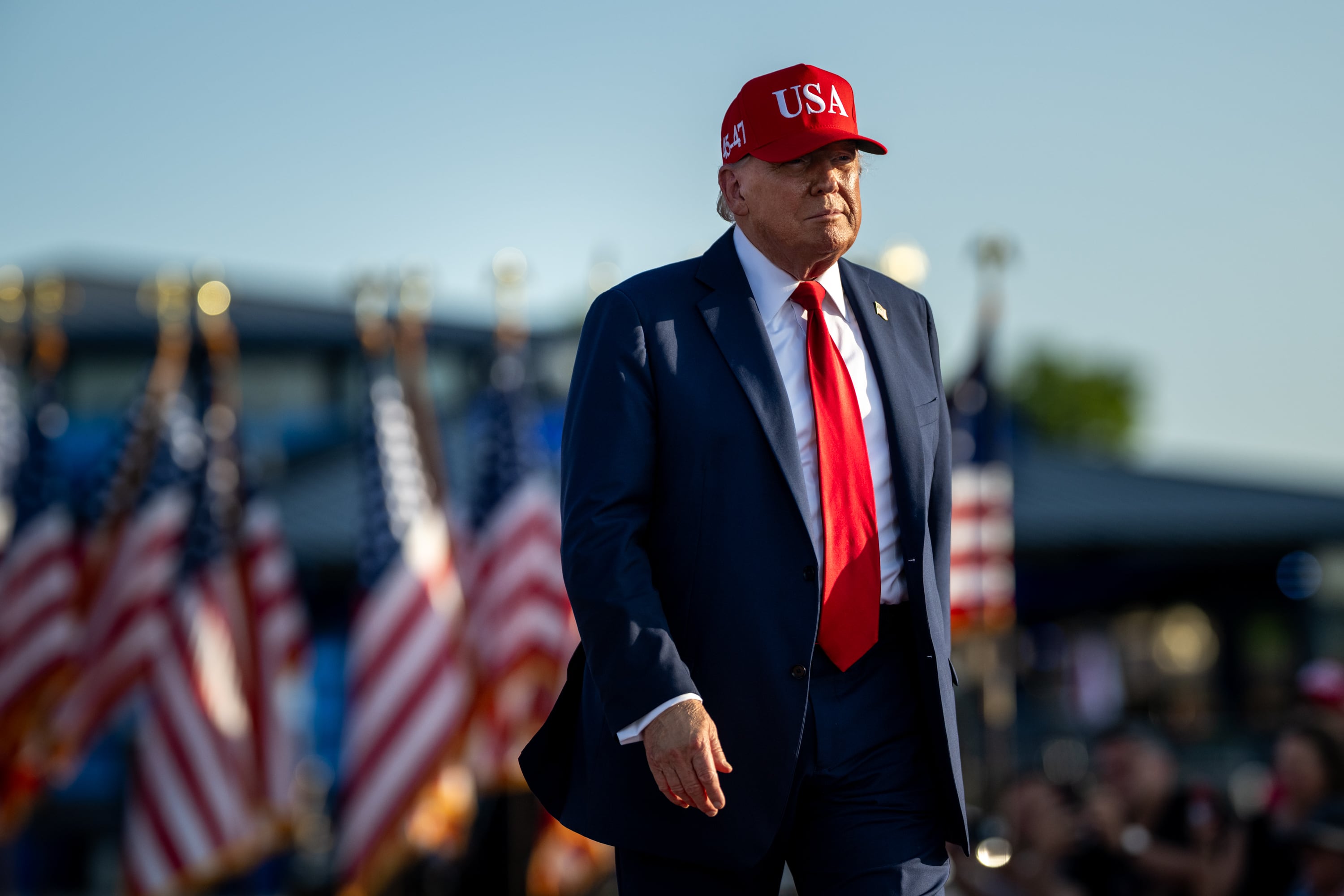 Donald Trump previo al Día de la Independencia de Estados Unidos