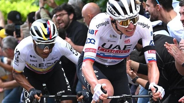 Tadej Pogacar del UAE Team Emirates