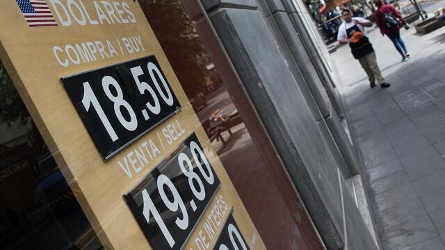 Tipo de cambio peso mexicano a dólar