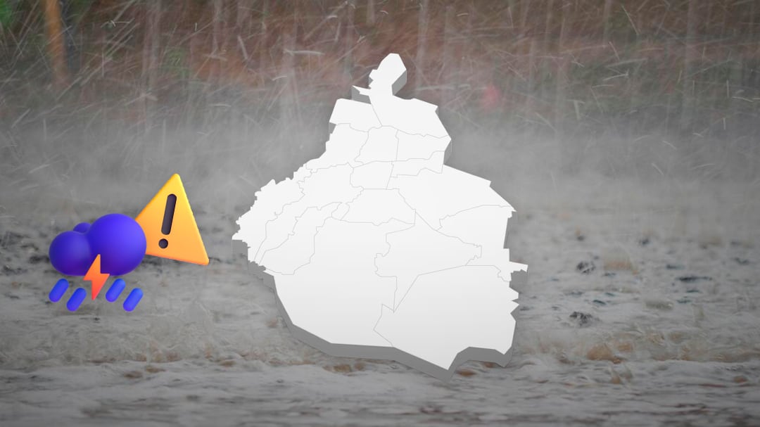 CDMX activa alerta amarilla por lluvias y posible granizo