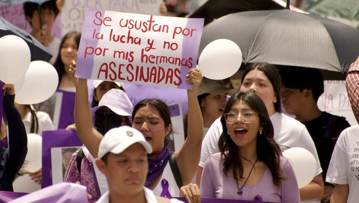 Protesta en Chilpancingo por el feminicidio de Ana Paulina