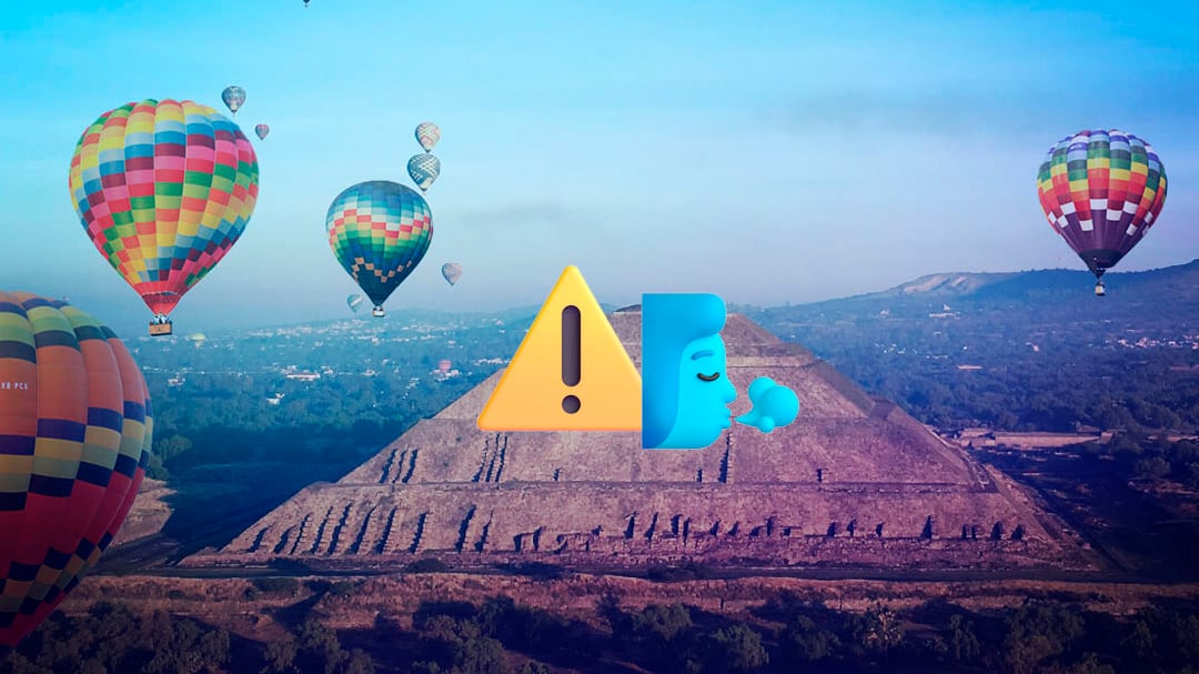 Cae globo aerostático en Teotihuacan por mal clima; reportan dos incidentes más