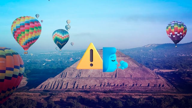 Cae globo aerostático en Teotihuacan por mal clima