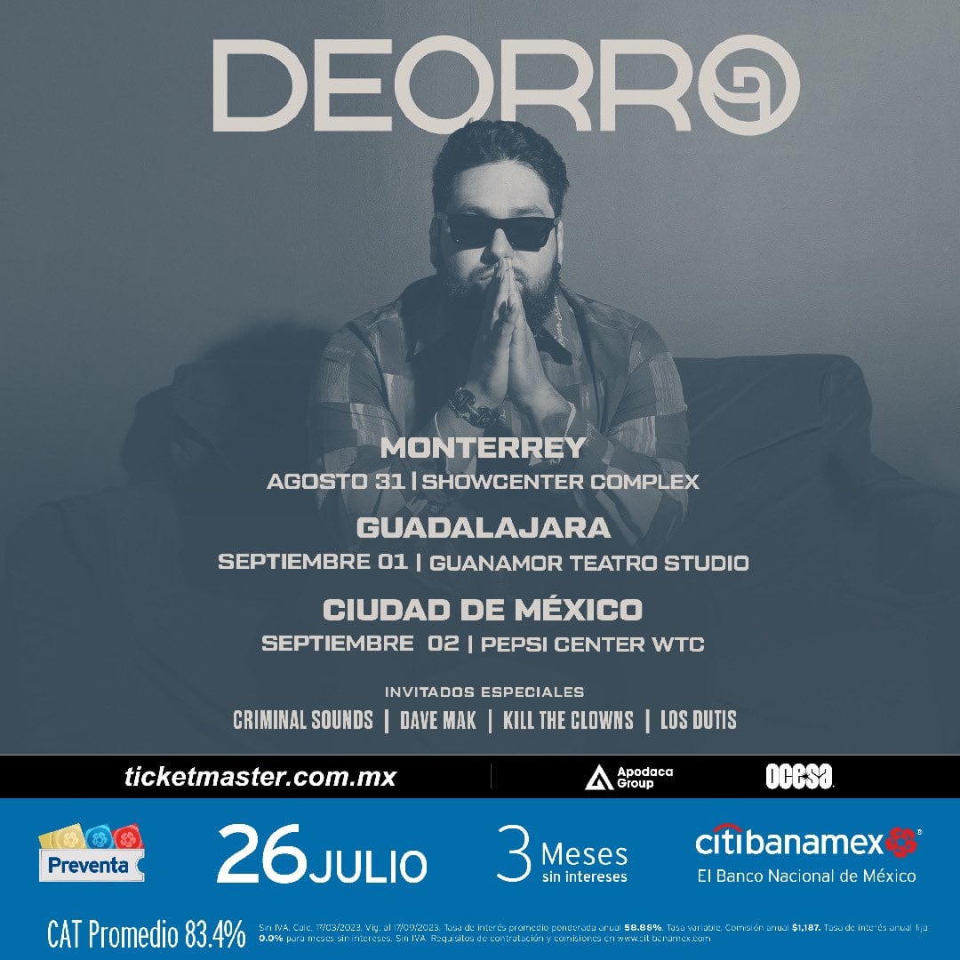 Conciertos de Deorro en México