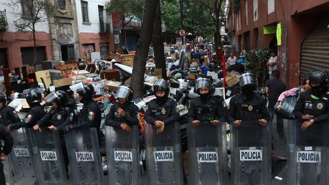 República de Cuba 11: Desalojo de edificio en CDMX provocó manifestación