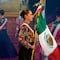 El vestido de Claudia Sheinbaum que llevó a Palacio Nacional los bordados de Juchitán