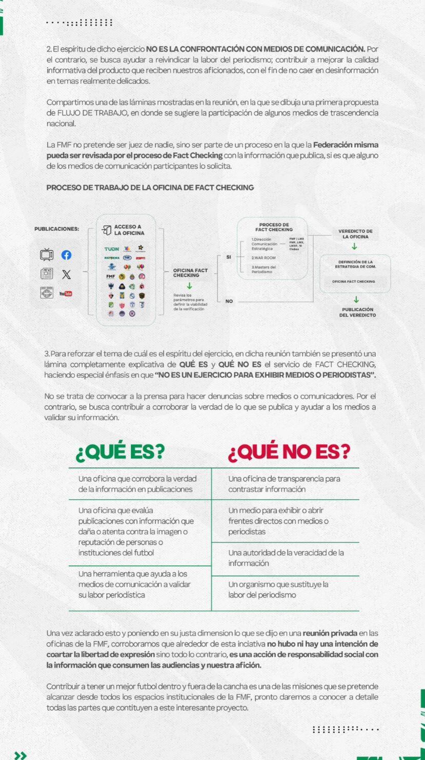 La Federación Mexicana de Futbol habló tras ser acusada de querer censurar a los periodistas.