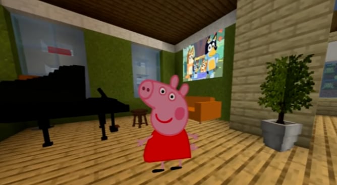 Capítulo Peppa Pig y Bluey son vecinas con George