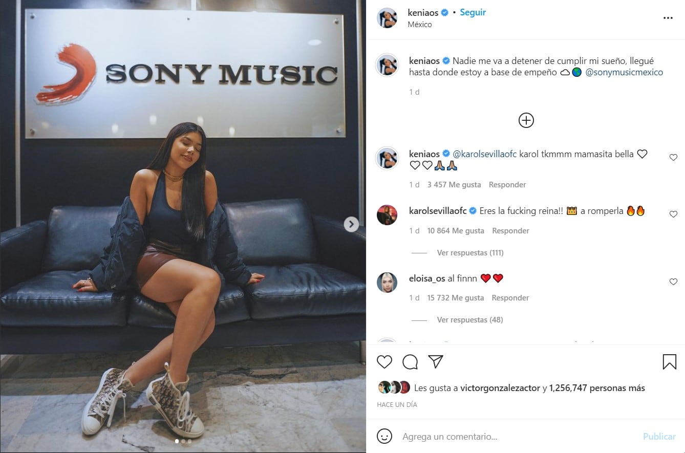 Kenia Os firma con Sony Music