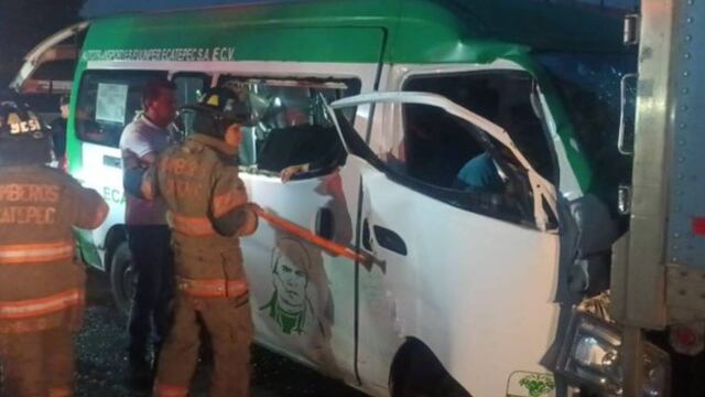 Accidente en el Circuito Exterior Mexiquense