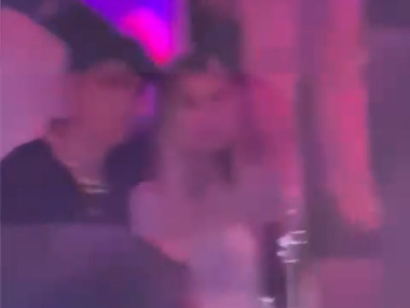 Kevin Álvarez en un antro de Pachuca.