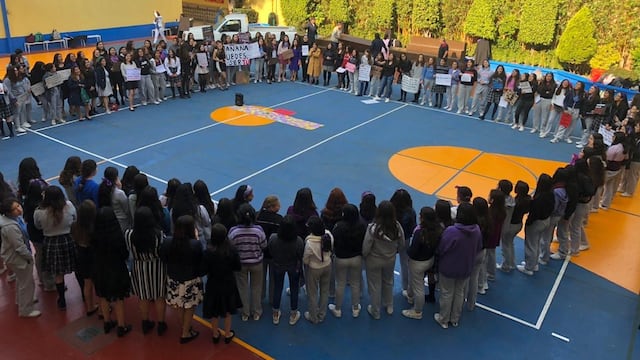 Protesta en prepa de la TAE.