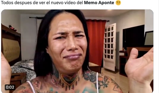 Memes funan a Memo Aponte por su cosplay de Bluey